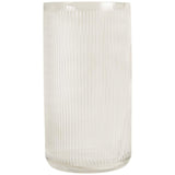 M&S Collection Glass Ribbed Vase