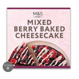 M&S Mixed Berry Baked Cheesecake Frozen