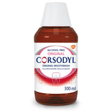 Corsodyl Medicated Antibacterial Mouthwash Original, Alcohol Free, 300ml