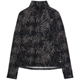 M&S Womens Goodmove Half Zip Running Top, 10, Dark Mix