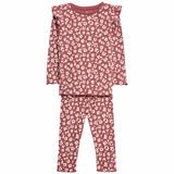 M&S Leopard Jersey Outfit, 6-9 Months, Pink