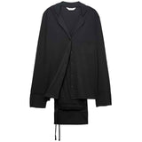 M&S Womens Cotton Modal Revere Pyjama Set, L, Black