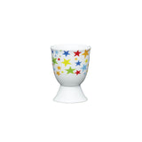 KitchenCraft Brights Stars Porcelain Egg Cup