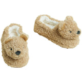 M&S Kids Spencer Bear Slippers, Size 12, Light Brown