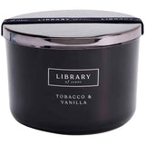 M&S Library of Scent Tobacco & Vanilla Noir 3 Wick Candle, One Size, Black