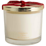 M&S Mandarin Clove and Cinnamon Core Candle, Red Mix