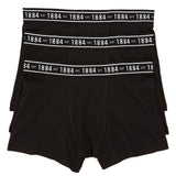 M&S Boys Cotton with Lycra Trunks, 6-7 Years, Black