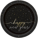 Disco New Year Paper Plates