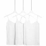 M&S Womens Cotton Rich Strappy Vests, 14, White