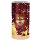 Dean's Chocolate Yule Log Shortbread Rounds Tin
