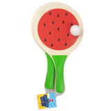 Hoot Wooden Paddle & Ball Set (Assorted colours)