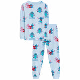 M&S Lilo & Stitch Long Pyjamas, 6-7 Years, Blue
