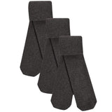 M&S Girls Body Sensor School Tights, 11-12 Years, Grey