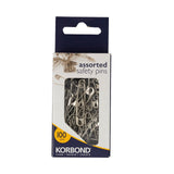 Korbond 100 Pack Assorted Safety Pins