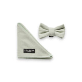 Cocopup London Sage Tweed Dog Bandana & Bow Tie