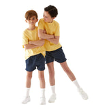 M&S Pure Cotton School Shorts, 7-8 Years, Navy