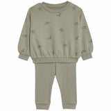 M&S Khaki Leggings Outfit, 9-12 Months, Khaki
