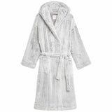 M&S Womens, Fleece Hooded Dressing Gown, XL, Grey