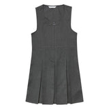 M&S Girls Permanent Pleats School Pinafore, 3-4 Years, Grey