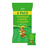 M&S Cheddar Cheese & Onion Crisps Multipack