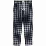 M&S Mens Pure Cotton Checked Loungewear Bottoms 2XL Navy