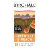 Birchall Green Tea & Peach Tea Bags