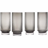 M&S Handmade Celine Hi Ball Glasses, Grey