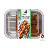 M&S Grill 4 Chilli Halloumi Kebabs