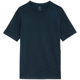 M&S Mens Regular Fit Pure Cotton Crew Neck T-Shirt, M, Navy