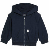 M&S Pure Cotton Zip Hoodie, 2-3 Years, Navy
