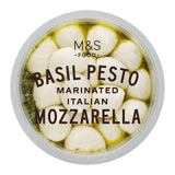 M&S Marinated Italian Pesto Mozzarella