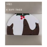 M&S Kids Christmas Pudding Gift Tags