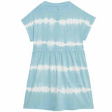 M&S Cotton Rich Tie Dye Jersey Dress, 4-5 Years, Aqua