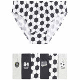M&S Boys Cotton Football Briefs, 7 Pack, 5-6 Years, Black Mix