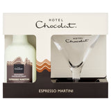 Hotel Chocolat Velvetised Choc Cream Espresso Martini & Mini Martini Glass