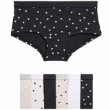 M&S Heart Shorts, 6-7 Years, Black