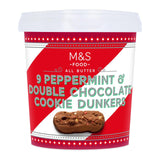 M&S 9 Peppermint & Double Chocolate Cookie Dunkers