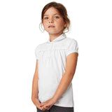 M&S Girls Regular School Polo, 10-11 Years, White