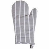 M&S Butchers Stripe Oven Glove, Grey