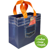 Denim Medium Gift Bag