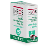 INEOS Non Bio Laundry Liquid XXL Value Box Geranium + Birch 100 Washes