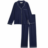 M&S Womens Cool Comfort Pyjama Set, M, Navy
