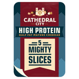 Cathedral City High Protein Half Fat Cheddar Cheese 5 Slices
