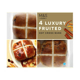M&S 4 Fruited Hot Cross Buns