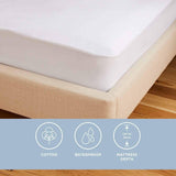 M&S Sleep Solutions Waterproof Mattress Protector, Single (3ft), White