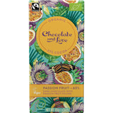 Chocolate and Love Organic Passion Fruit 65% Filled Dark Chocolate