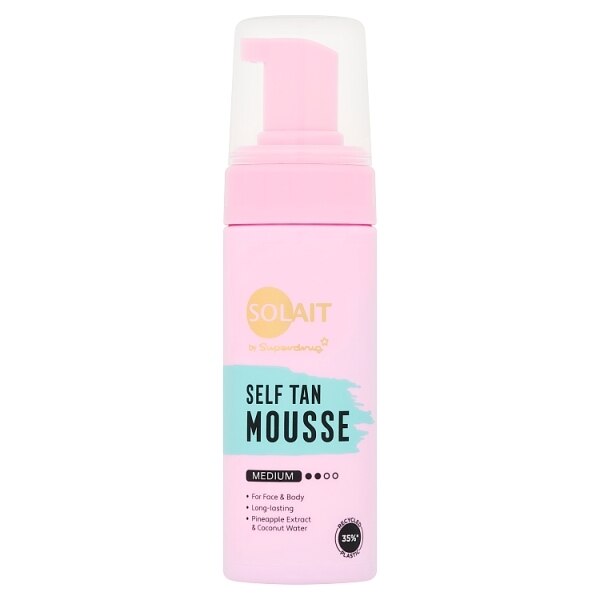 Superdrug Solait Self Tan Mousse Medium 150ml