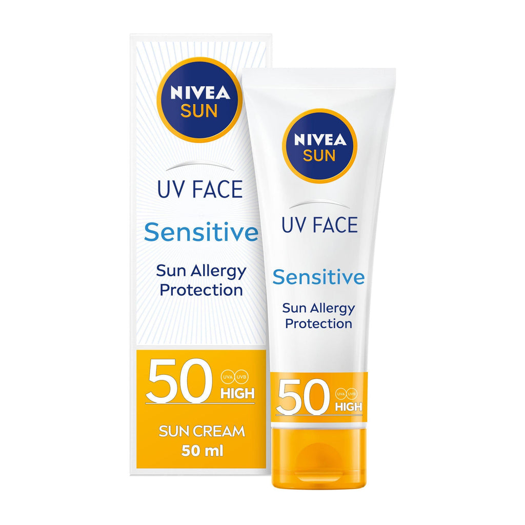 Nivea Sun UV Face Soothing Sensitive Sun Cream SPF50 50ml