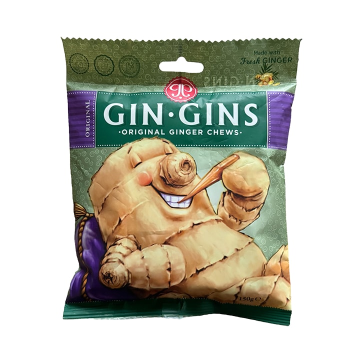 The Ginger People Gin Gins Chewy Ginger Candy 150g Sweet Snacks Holland&Barrett