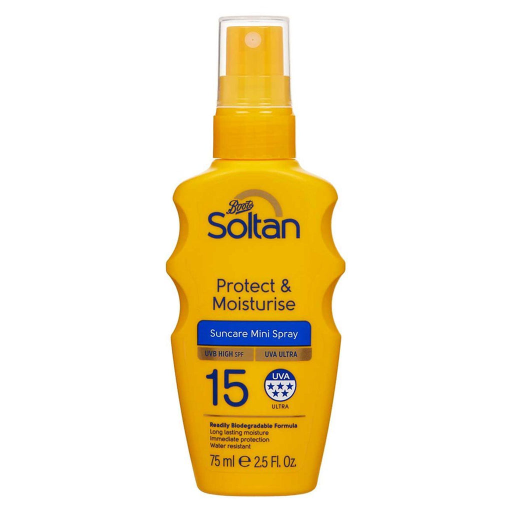 Soltan Mini Protect & Moisturise Spray SPF15 75ml